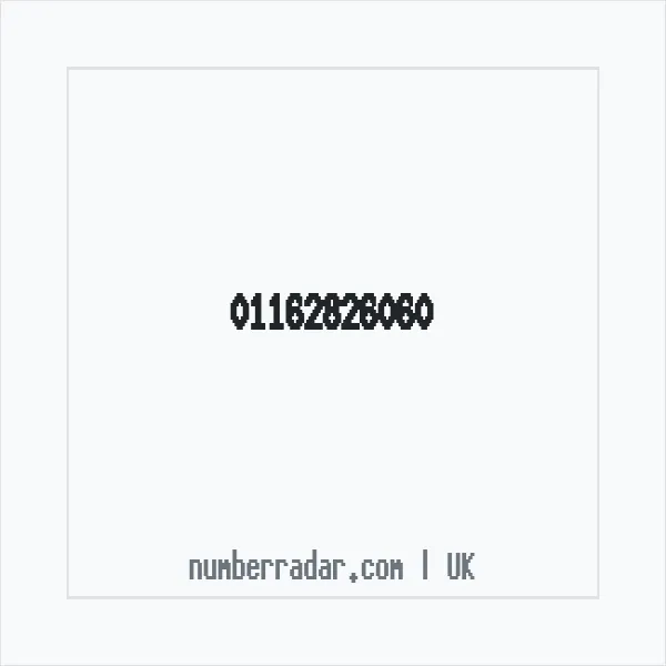 Reverse number check for +44 116 282 6060 — who called me?