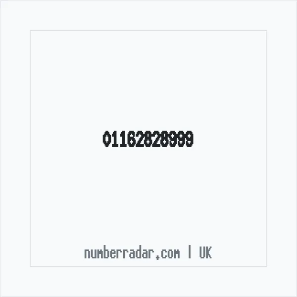 Reverse number check for +44 116 282 8999 — who called me?