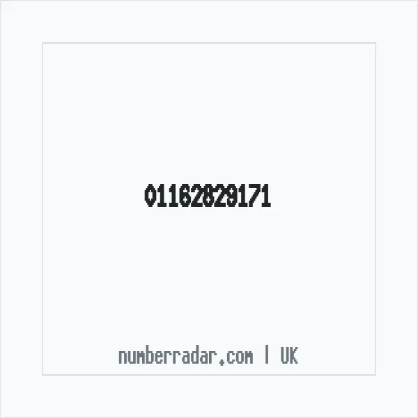 Reverse number check for +44 116 282 9171 — who called me?