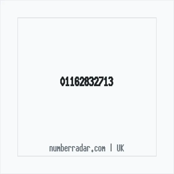 Reverse number check for +44 116 283 2713 — who called me?