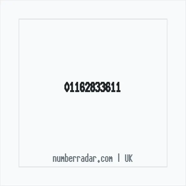 Reverse number check for +44 116 283 3611 — who called me?