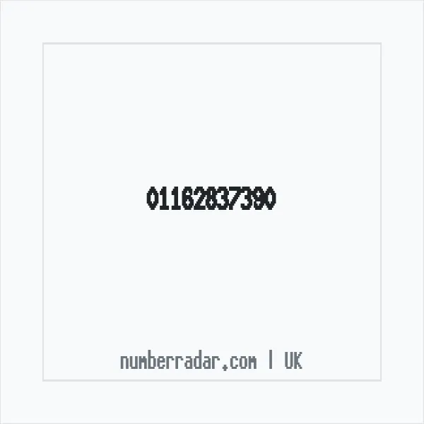 Reverse number check for +44 116 283 7390 — who called me?
