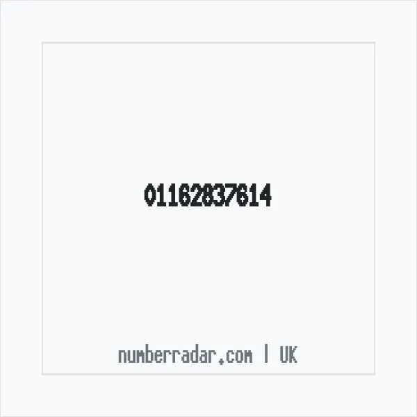 Reverse number check for +44 116 283 7614 — who called me?