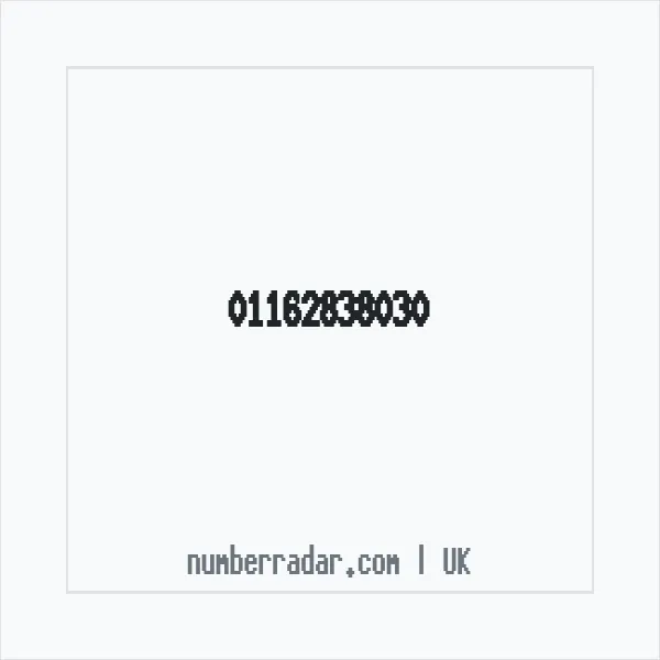 Reverse number check for +44 116 283 8030 — who called me?