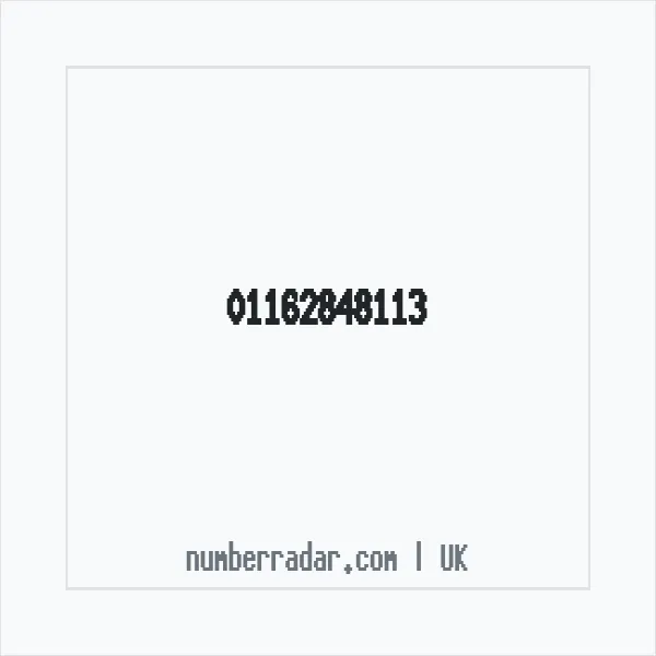 Reverse number check for +44 116 284 8113 — who called me?