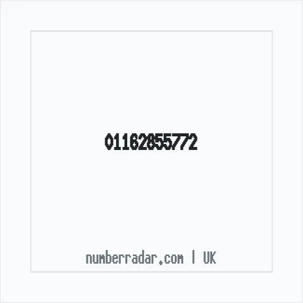 Reverse number check for +44 116 285 5772 — who called me?