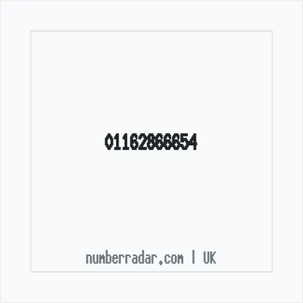 Reverse number check for +44 116 286 6654 — who called me?