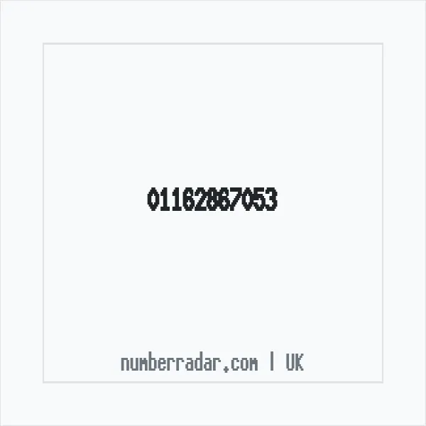 Reverse number check for +44 116 286 7053 — who called me?