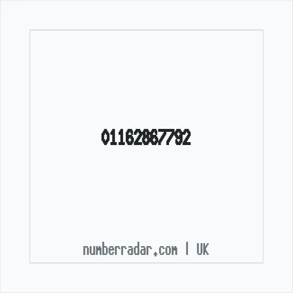 Reverse number check for +44 116 286 7792 — who called me?