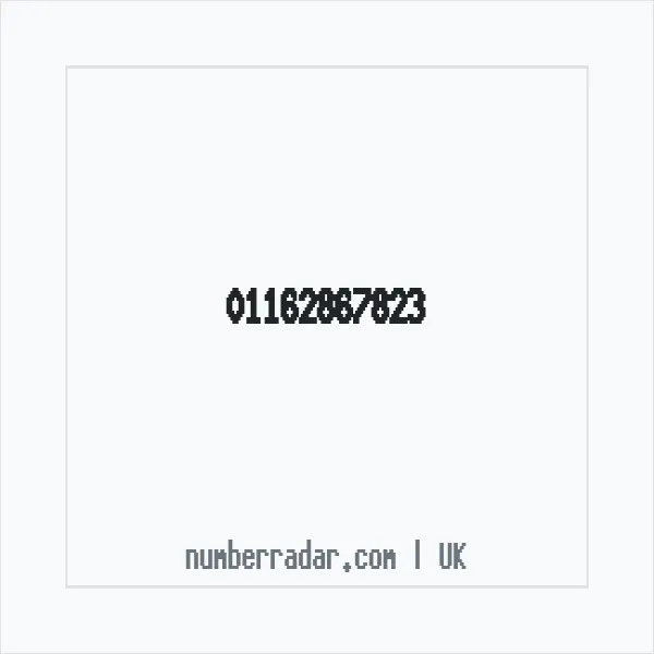 Reverse number check for +44 116 286 7823 — who called me?