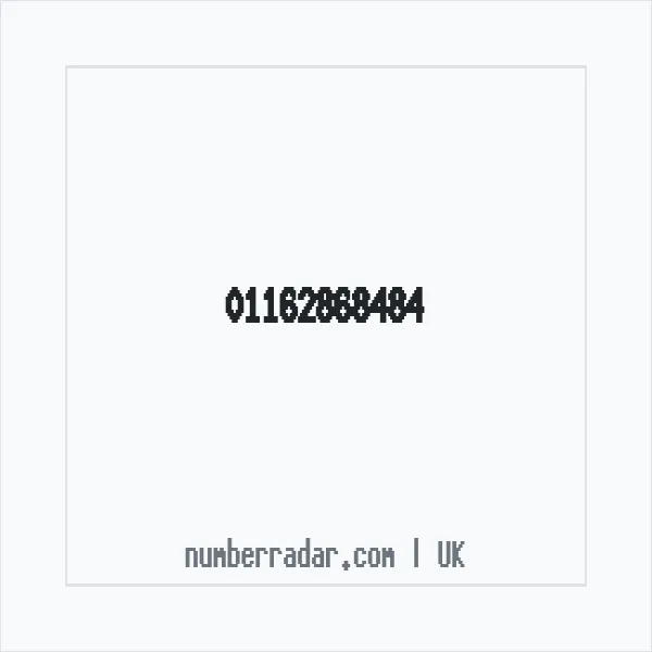 Reverse number check for +44 116 286 8484 — who called me?