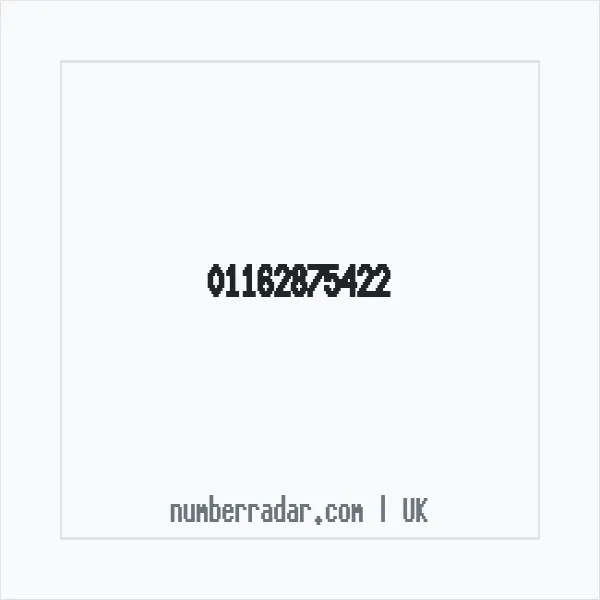 Reverse number check for +44 116 287 5422 — who called me?