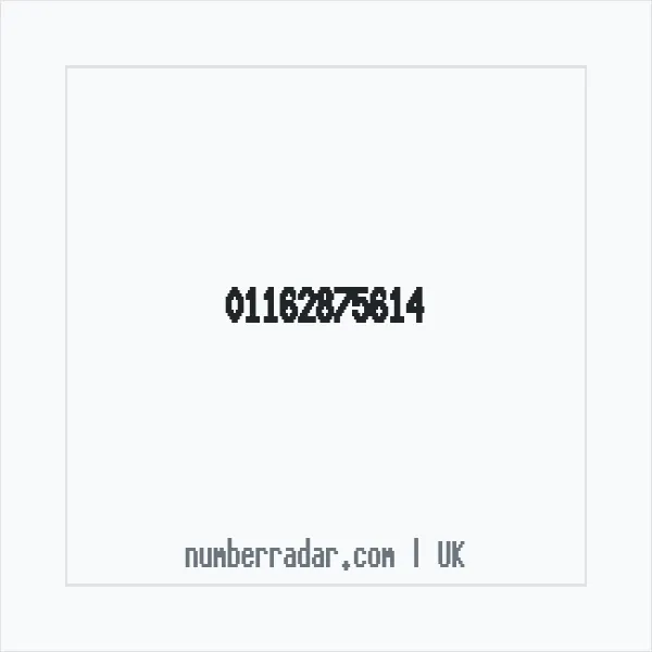 Reverse number check for +44 116 287 5614 — who called me?