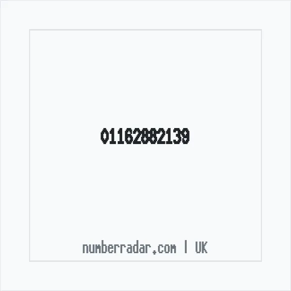 Reverse number check for +44 116 288 2139 — who called me?