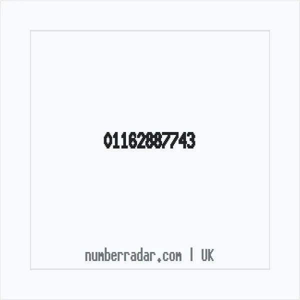 Reverse number check for +44 116 288 7743 — who called me?