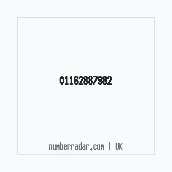 Reverse number check for +44 116 288 7982 — who called me?