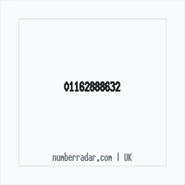 Reverse number check for +44 116 288 8632 — who called me?