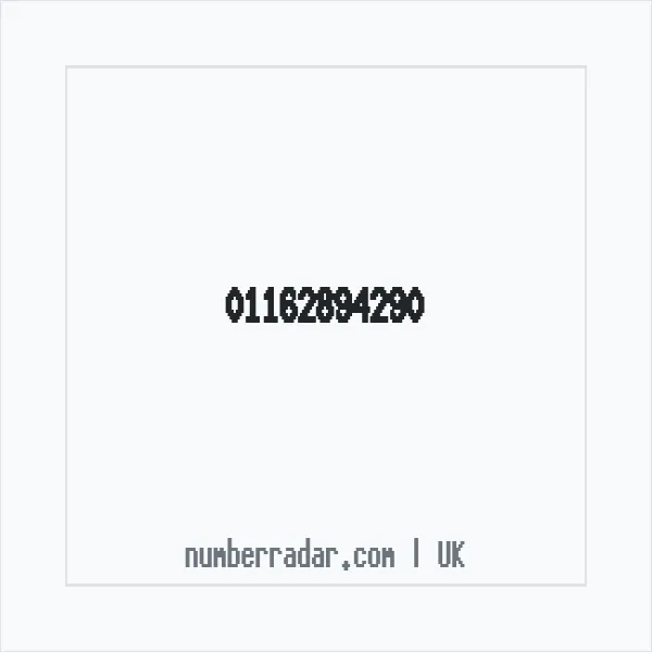 Reverse number check for +44 116 289 4290 — who called me?