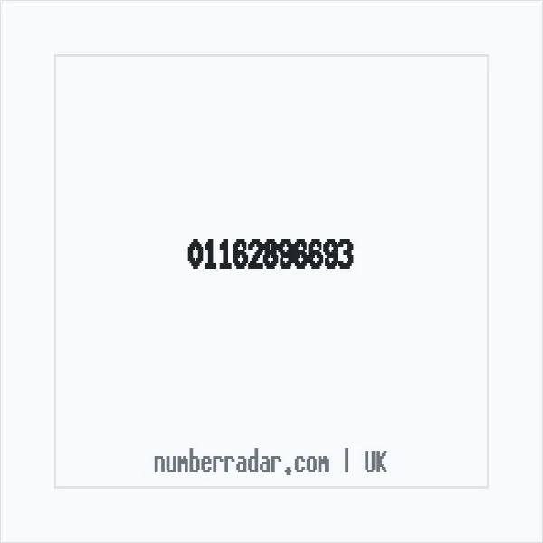 Reverse number check for +44 116 289 6693 — who called me?