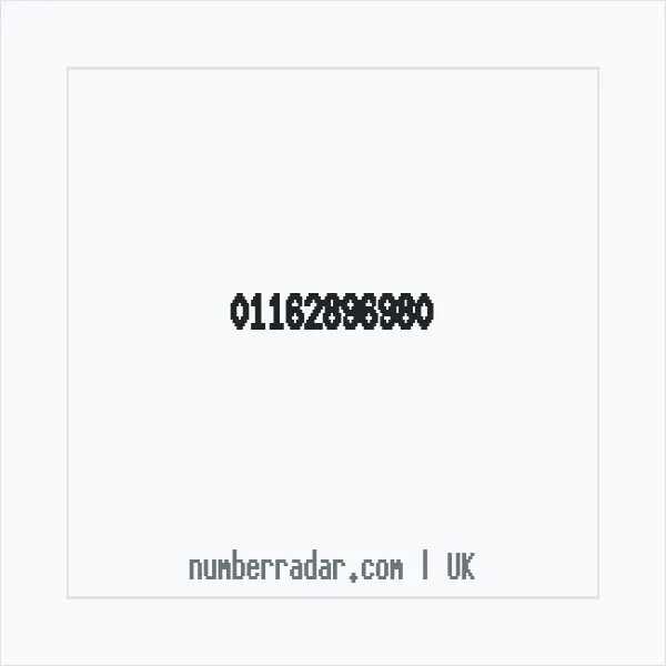 Reverse number check for +44 116 289 6980 — who called me?