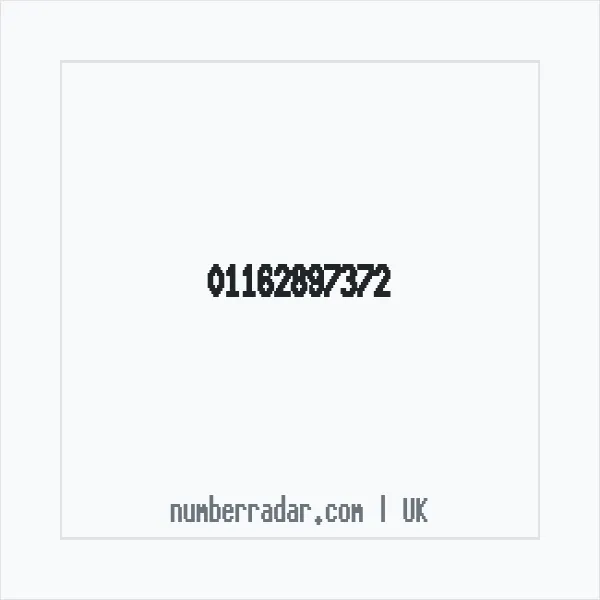 Reverse number check for +44 116 289 7372 — who called me?