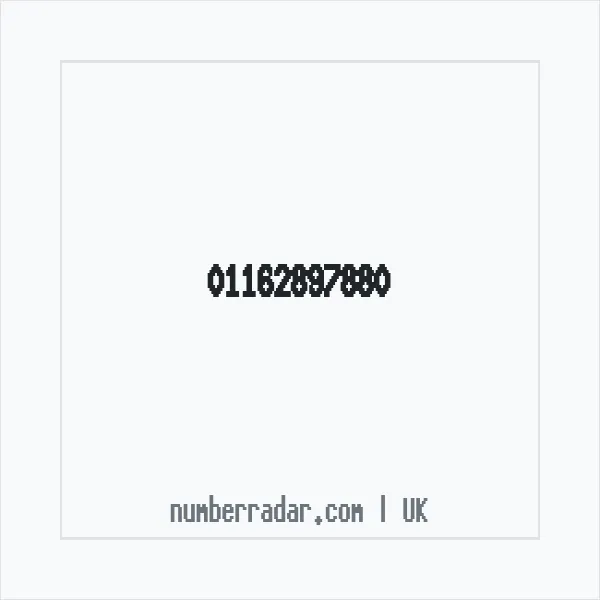 Reverse number check for +44 116 289 7880 — who called me?