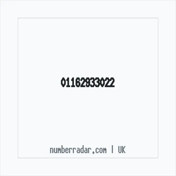 Reverse number check for +44 116 293 3022 — who called me?
