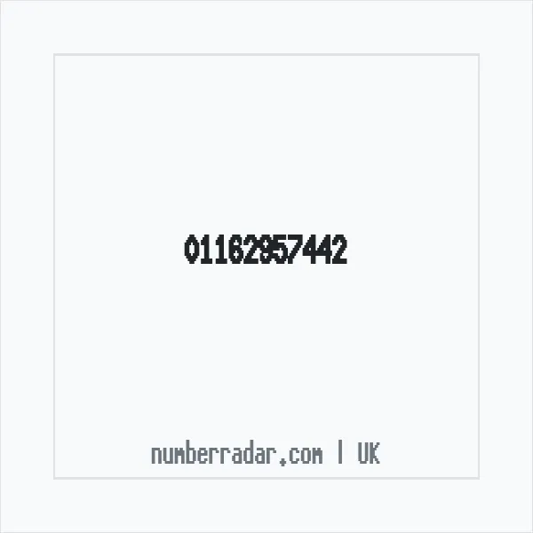 Reverse number check for +44 116 295 7442 — who called me?