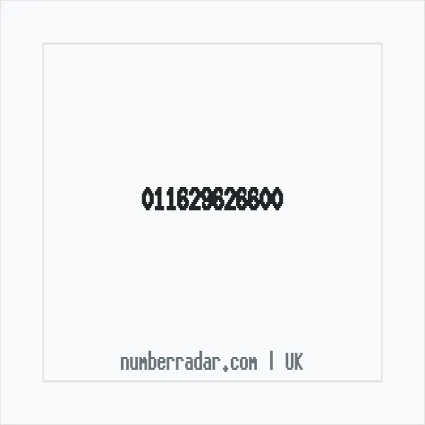 Reverse number check for +44 (1162) 962-660 — who called me?
