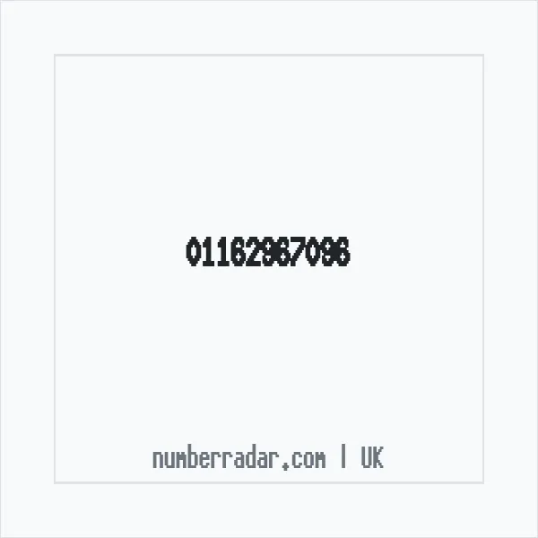 Reverse number check for +44 116 296 7096 — who called me?
