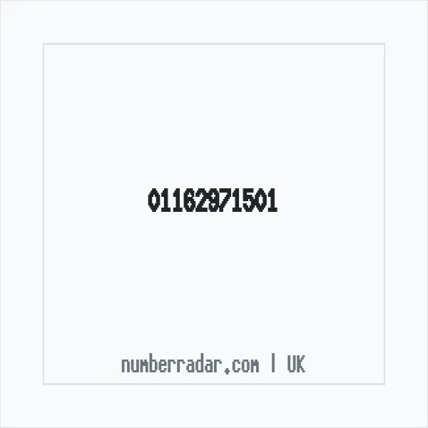 Reverse number check for +44 116 297 1501 — who called me?