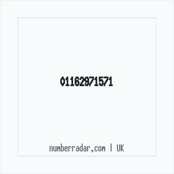 Reverse number check for +44 116 297 1571 — who called me?