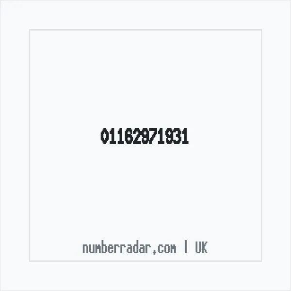 Reverse number check for +44 116 297 1931 — who called me?