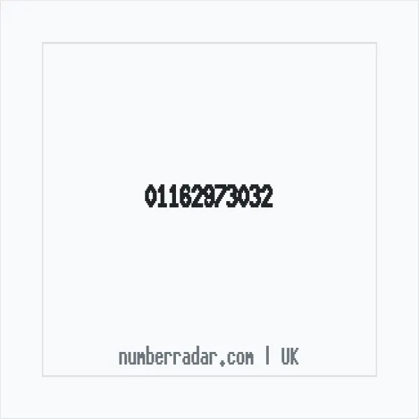 Reverse number check for +44 116 297 3032 — who called me?