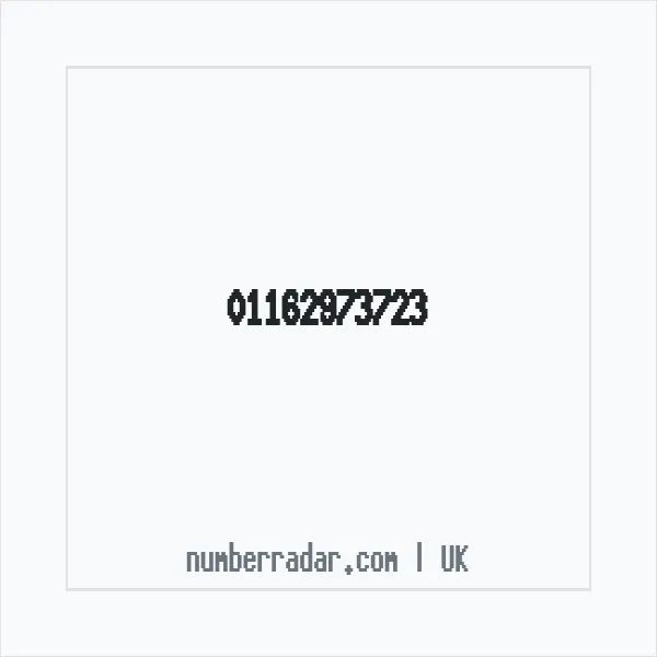 Reverse number check for +44 116 297 3723 — who called me?