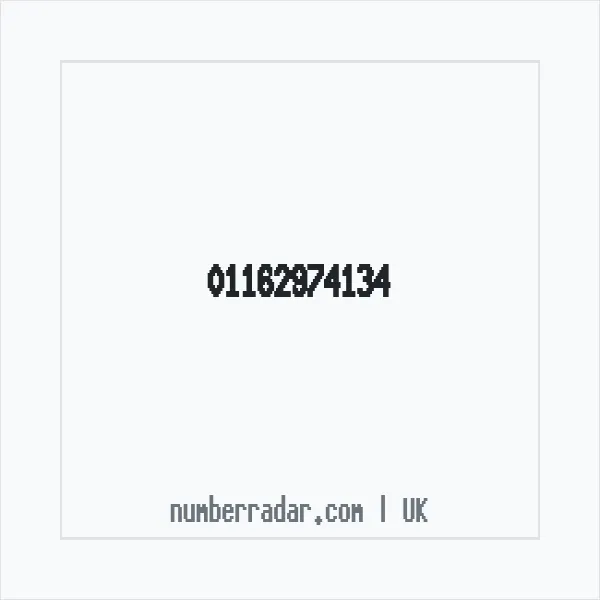 Reverse number check for +44 116 297 4134 — who called me?