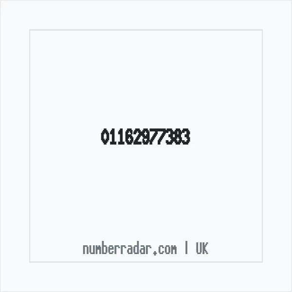 Reverse number check for +44 116 297 7383 — who called me?