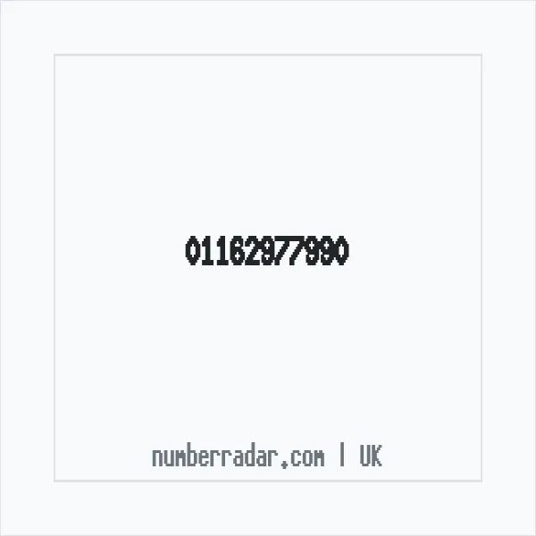 Reverse number check for +44 116 297 7990 — who called me?