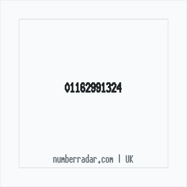 Reverse number check for +44 116 299 1324 — who called me?