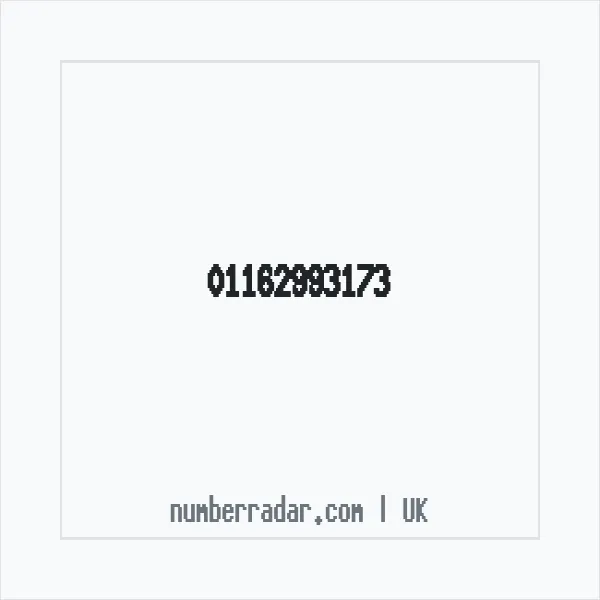 Reverse number check for +44 116 299 3173 — who called me?