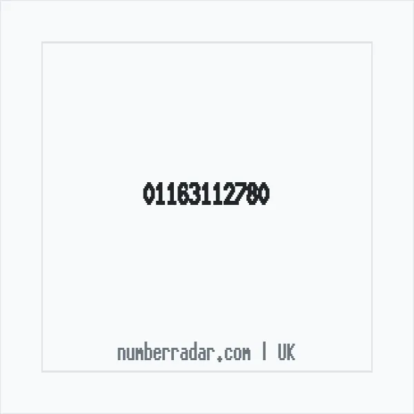 Reverse number check for +44 116 311 2780 — who called me?