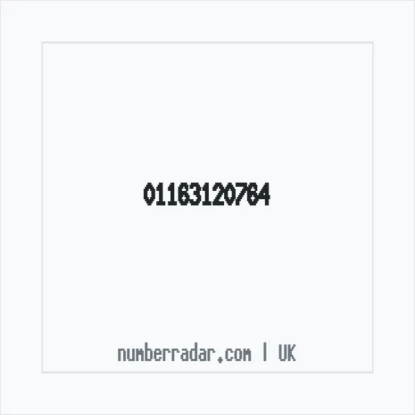 Reverse number check for +44 116 312 0764 — who called me?
