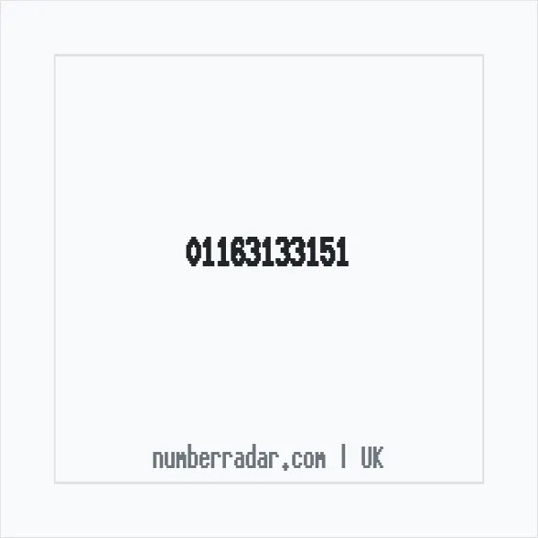 Reverse number check for +44 116 313 3151 — who called me?