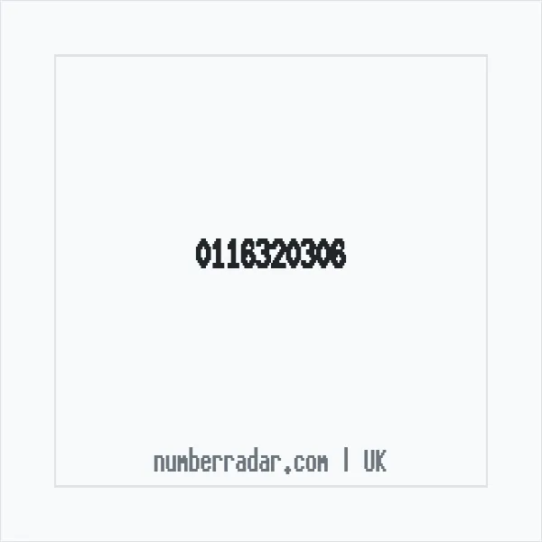 Reverse number check for +44 116320306 — who called me?