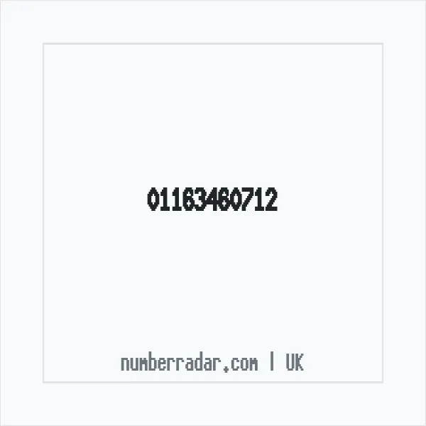 Reverse number check for +44 116 346 0712 — who called me?