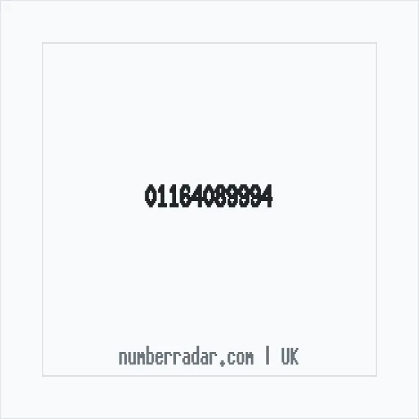 Reverse number check for +44 116 408 9994 — who called me?