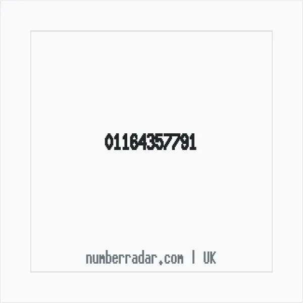 Reverse number check for +44 116 435 7791 — who called me?