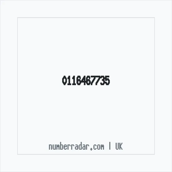 Reverse number check for +44 116467735 — who called me?