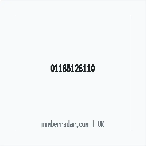 Reverse number check for +44 116 512 6110 — who called me?