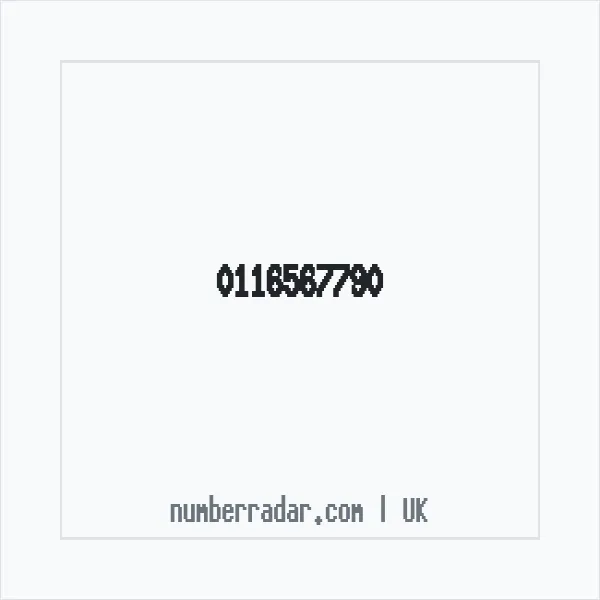 Reverse number check for +44 116567790 — who called me?